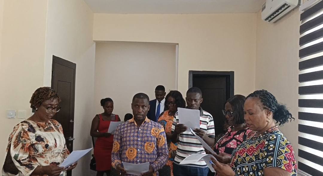 Inauguration of the District Committee of the Ghana AIDS Commission.